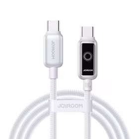 USB kabelis Joyroom S-A55 USB-C uz USB-C 100W 1,2 m balts