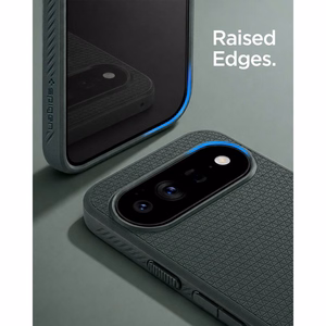 Spigen Liquid Air (Mag Fit) aizsargvāciņš Google Pixel 11 Pro, zaļš (Abyss Green)