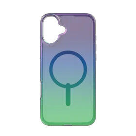 ZAGG Milan Snap viedtālruņa apvalks ar Magnētisko iPhone 16 Plus - zaļa/violeta