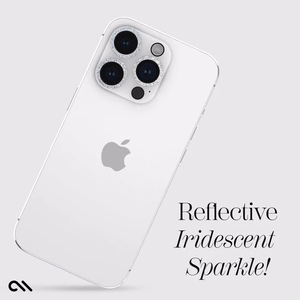 Case-Mate Sparkle Lens Protector kameru lēcu aizsargstikls ierīcei iPhone 15 Pro / 15 Pro Max, ar “Twinkle” rakstu