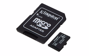 Kingston Technology 8GB microSDHC Industrial C10 A1 pSLC karte + SD adapteris