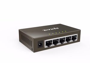 Tenda TEG1005D tīkla komutators Gigabit Ethernet (10/100/1000) pelēks
