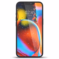 Spigen Glass FC rūdītais stikls iPhone 13 / 13 Pro / 14 / 16e - melns