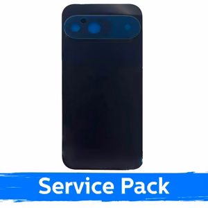 Aizmugurējais vāciņš, saderīgs ar Google Pixel 9, obsidiāna melns (Service Pack)