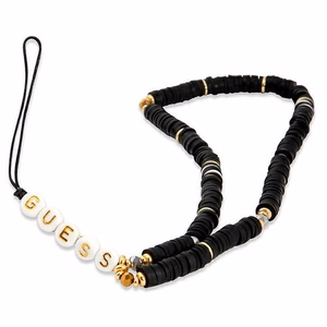 GUESS telefona siksna GUSTPEARK (Heishi krelles) melns