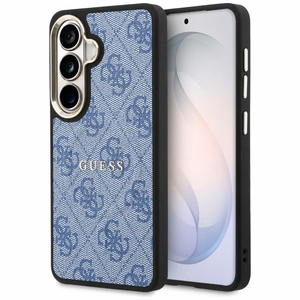 Guess maciņš 4G Embossed Ring MagSafe priekš Samsung Galaxy S26 zils