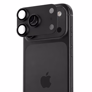 Benks OmniWarrior integrēts metāla kameras objektīvu aizsargs (C.M.SX.AP.BK.R070) iPhone 18 Pro (AR, melns)