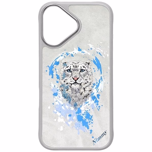 Nimmy Pantera Magnētiskais viedtālruņa apvalks iPhone 16 - gaiši pelēks