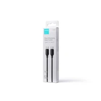 Joyroom Long-Lasting Series A9 USB-C / USB-C PD QC kabelis 60W 3A 1m - melns