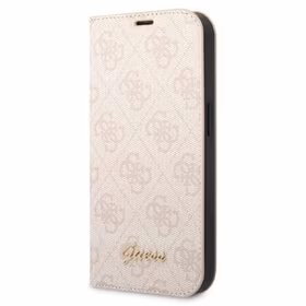 Guess GUBKP14XHG4SHP iPhone 14 Pro Max 6.7 "rozā / rozā grāmata 4G Vintage Gold Logo