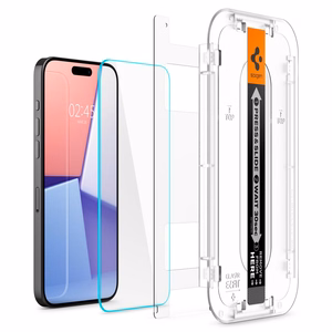 Spigen Glas.tR EZ Fit tempered glass for iPhone 15 Pro Max - 2 pcs.