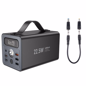 Portatīvais lādētājs Hoco 60000 mAh QC PD 3A 22,5W DC12V ar iebūvētu gaismu J138 melns