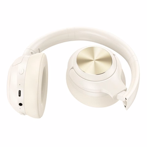 HOCO bezvadu austiņas bluetooth ANC W54 pienbalts