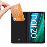 Dux Ducis Skin Pro viedtālruņa apvalks ar vāciņu Realme Narzo 50A, melns