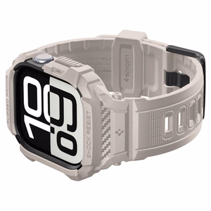 SPIGEN RUGGED ARMOR maciņš ”PRO” V2 APPLE WATCH 10 / 11 (42 MM) DUNE BEIGE