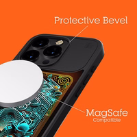 STM Reveal Warm MagSafe - maciņš iPhone 15 Pro Max (melns Realm)