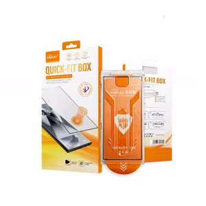 Rūdīts stikls Quick-Fit 5D Apple iPhone 15 Pro Max (Blister)