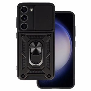 Slide Camera Armor viedtālruņa apvalks SAMSUNG GALAXY S23 Plus melns