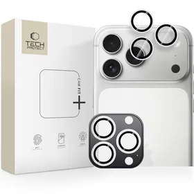 Tech-Protect Camring Fit+ kameras vāciņš, paredzēts iPhone 14 Pro / Max / 15 Pro / Max / 16 Pro / Max / 17 Pro / Max – sudraba