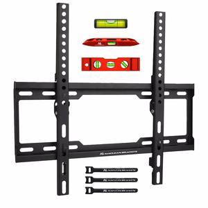 Maclean TV MC-412 Wall Mount Bracket 32"-70" VESA 400x400 45kg Tilting Universal Adjustable Spirit Level Mounting Accessories