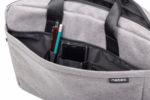 NATEC Mustela notebook bag 15.6’ pelēks