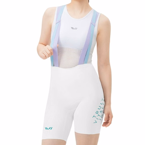 Rockbros YDDK017-1 TVI Women's Cycling Shorts with Bib and Pad Size M - White