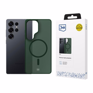 3mk Smoke MagCase priekš Samsung Galaxy S25 Ultra zaļš-caurspīdīgs