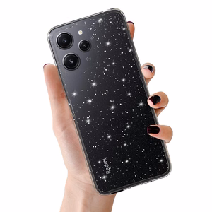 Kristāla mirdzošs apvalks Xiaomi Redmi 12 Sudraba