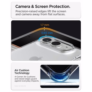 чехол Spigen Ultra Hybrid Pro  iPhone Duo, прозрачный