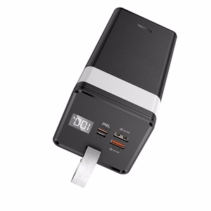 Portatīvais lādētājs Hoco J86A 22.5W Quick Charge 3.0 50000mAh melns