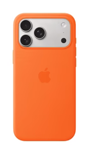 MGFL4ZM/A iPhone 17 Pro Max Silicone Case with MagSafe, Orange