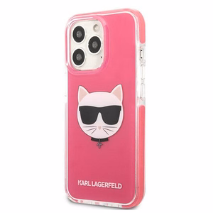 KARL LAGERFELD KLHCP13LTPECPI IPHONE 13 PRO / 13 6.1 "MACIŅŠ FUCHSIA / FUSCHIA CHOUPETTE HEAD