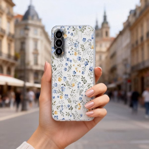 Tech-Protect FlexAir vacins Samsung Galaxy A27, caurspidigs ar ziedu rakstu