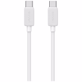 Kabelis USAMS KY Series US-SJ696 60W USB-C uz USB-C 2m balts