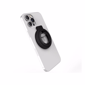 STM MagLoop 3-in-1 MagSafe piederums iPhone: pirksta cilpa, statīvs un pudeļu attaisāmais, melns