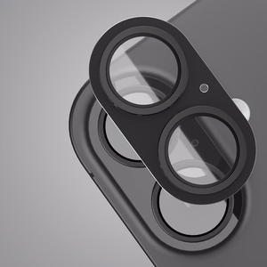 Etteri full camera lens guard for iPhone 17 melns