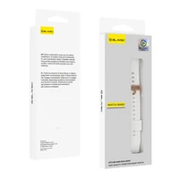 Blavec universāla pulksteņa siksna SB-01 Active silikona balta