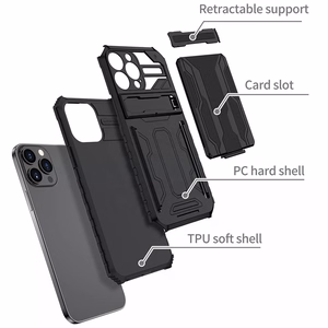 Tel Protect Combo viedtālruņa apvalks Iphone 13 Pro melns