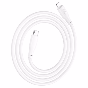 USB kabelis Hoco X93 60W USB-C uz USB-C 1.0m, balts