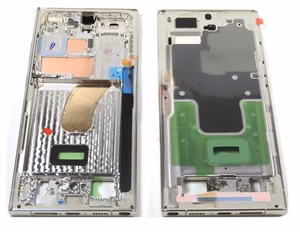 Vidējais korpuss Samsung S918 S23 Ultra Cream oriģināls (service pack)