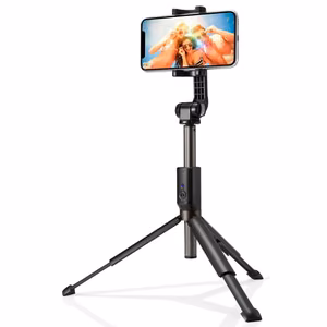 selfiju nūja Spigen S540W Bluetooth ar trijkāji - melns