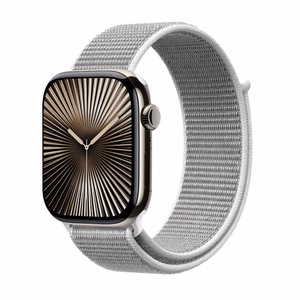 Crong Nylon Apple Watch sporta siksniņa, 44/45/46/49 mm, sudrabpelēka