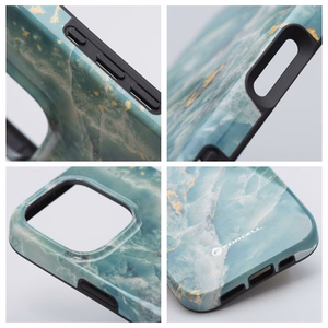 FORCELL F-PROTECT Mirage, militārā kritiena pārbaudītais viedtālruņa apvalks, MagSafe saderīgs IPHONE 15 PRO zaļš