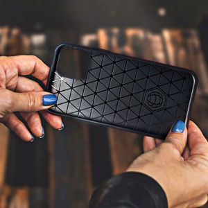 Case for Samsung A71 Carbon black