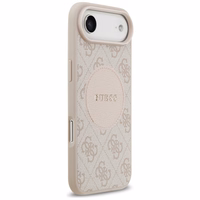 Guess 4G Circle Classic Logo Magnētiskais viedtālruņa apvalks iPhone Air - rozā