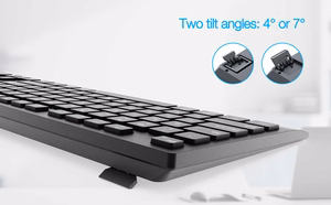 Gembird KBS-WPS-02 Keyboard and Mouse Set Wireless US Bluetooth Black