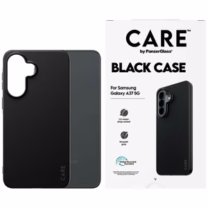 CARE by PanzerGlass Fashion Maciņš priekš Samsung Galaxy A37 - melns