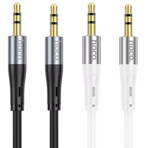 Kabelis AUX Jack 3,5 mm uz Jack 3,5 mm Hoco 1 m UPA22 melns