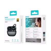 BWOO Bluetooth austiņas BW39 TWS for running melns