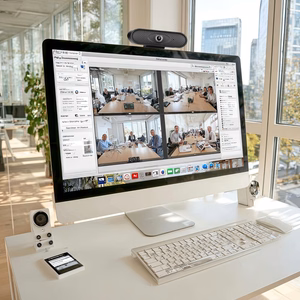 USB Nano RS RS680 HD 1080P tīmekļa kamera ar iebūvētu mikrofonu